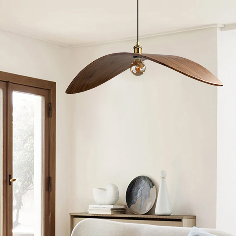 LAMPE DE PLAGE PLIME en bois Aménagement de pendentif moderne pour salle à manger du salon