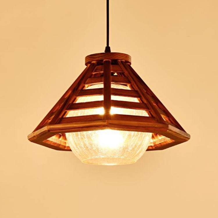 Assayage d'éclairage suspendu en bois moderne pour le café Room