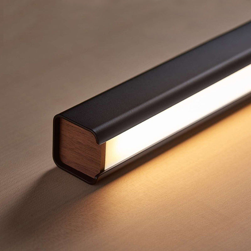 Modern Rectangle Island Chandelier 1-Light Restaurant Pendant Lighting with Acrylic Shade