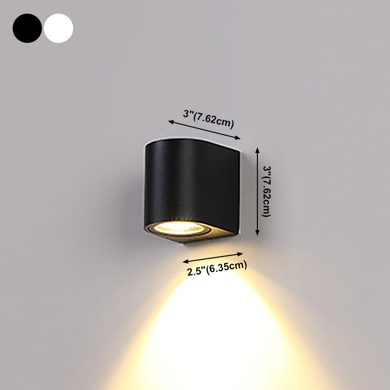 Einfache Wandmontage Lampe Nordic Moderne LED Wandleuchte für Innen im Freien im Freien