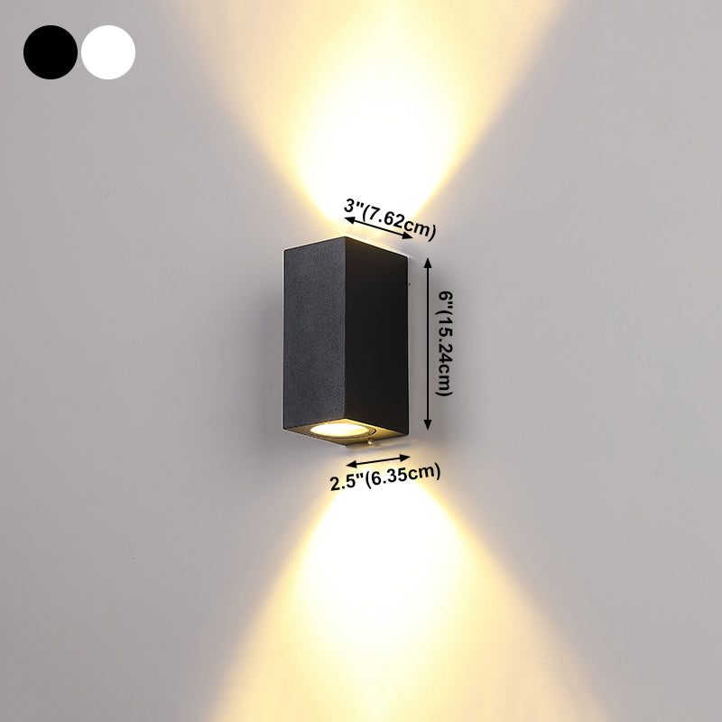 Einfache Wandmontage Lampe Nordic Moderne LED Wandleuchte für Innen im Freien im Freien