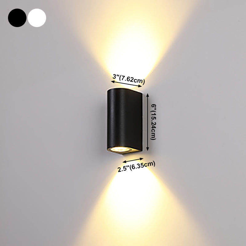 Einfache Wandmontage Lampe Nordic Moderne LED Wandleuchte für Innen im Freien im Freien