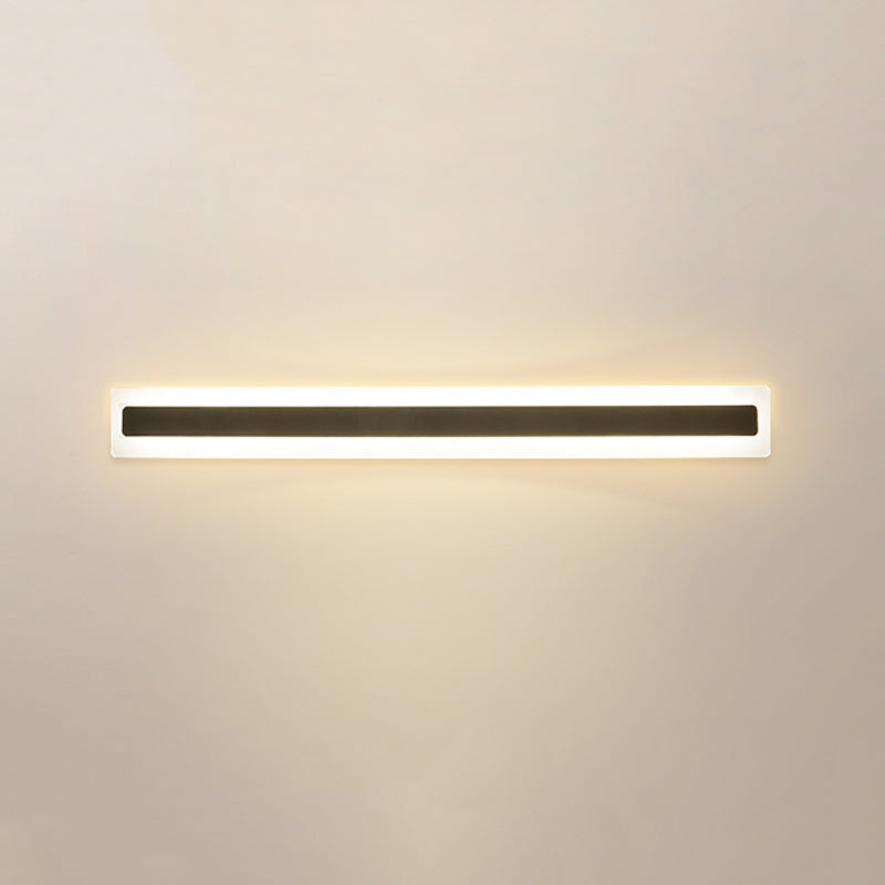 LAMPE MUR MUR simple Nordique LED moderne Long Strip Wall Lampe Forme pour le salon