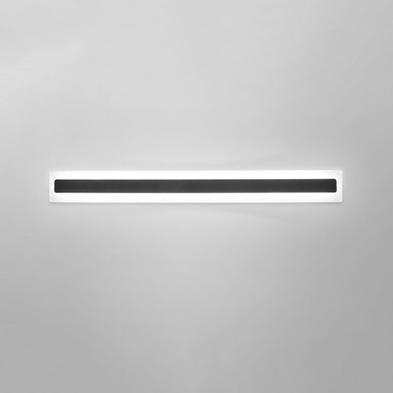 LAMPE MUR MUR simple Nordique LED moderne Long Strip Wall Lampe Forme pour le salon