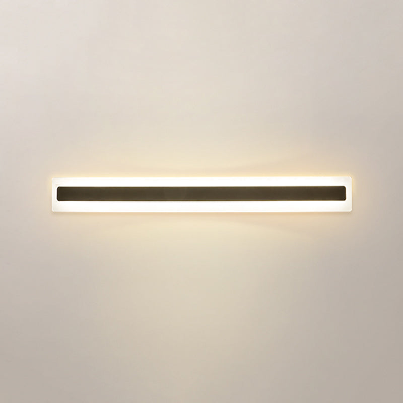 LAMPE MUR MUR simple Nordique LED moderne Long Strip Wall Lampe Forme pour le salon