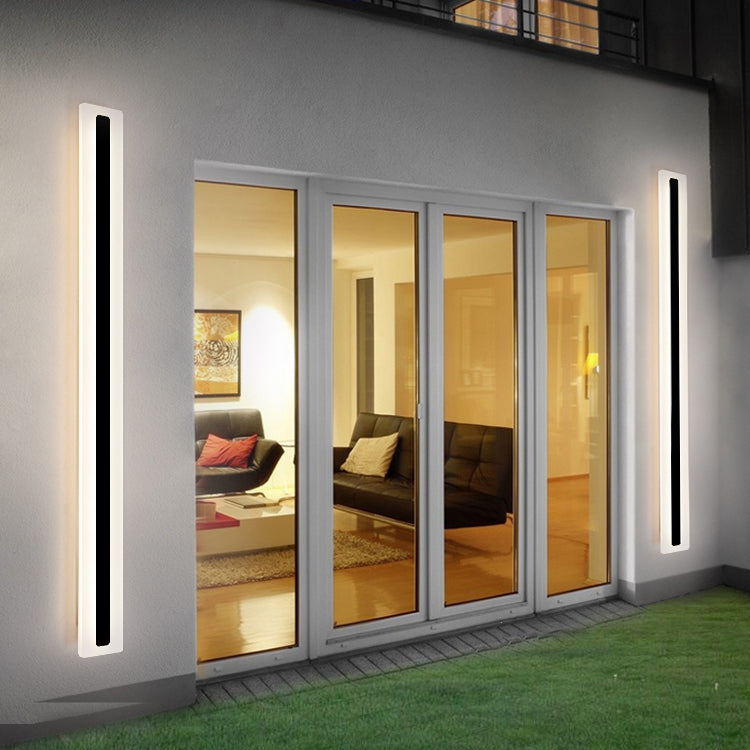 LAMPE MUR MUR simple Nordique LED moderne Long Strip Wall Lampe Forme pour le salon