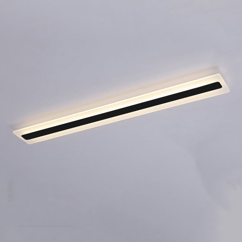 LAMPE MUR MUR simple Nordique LED moderne Long Strip Wall Lampe Forme pour le salon