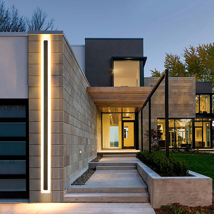 LAMPE MUR MUR simple Nordique LED moderne Long Strip Wall Lampe Forme pour le salon