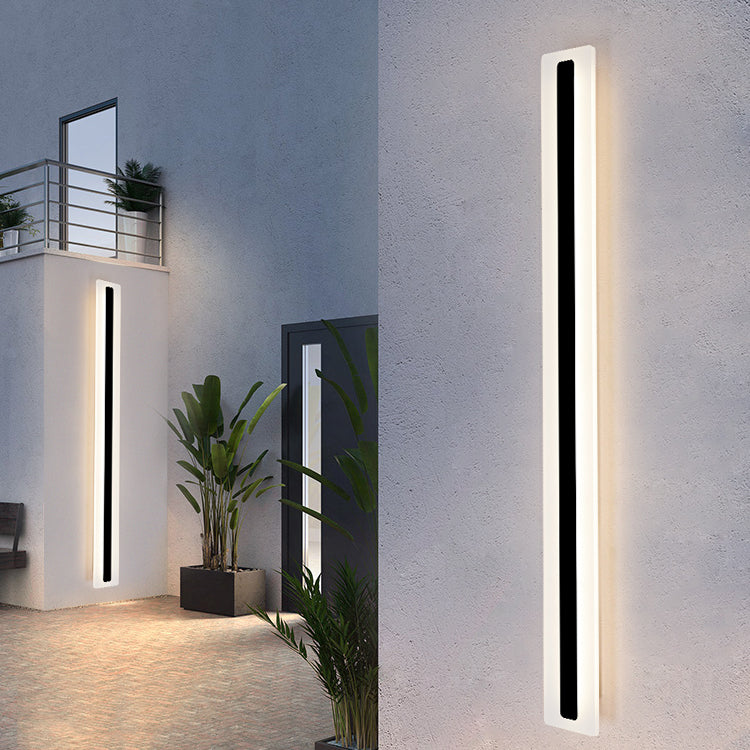LAMPE MUR MUR simple Nordique LED moderne Long Strip Wall Lampe Forme pour le salon
