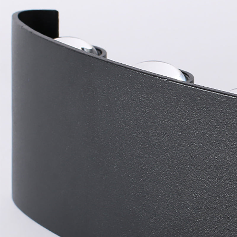 Einfache Wandhalterung helles nordisches modernes LED -Wandleuchtenlampenvorrichtung für Wohnzimmer