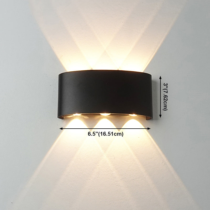 Einfache Wandhalterung helles nordisches modernes LED -Wandleuchtenlampenvorrichtung für Wohnzimmer