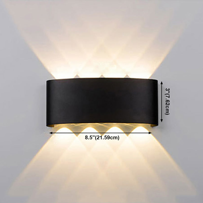 Einfache Wandhalterung helles nordisches modernes LED -Wandleuchtenlampenvorrichtung für Wohnzimmer