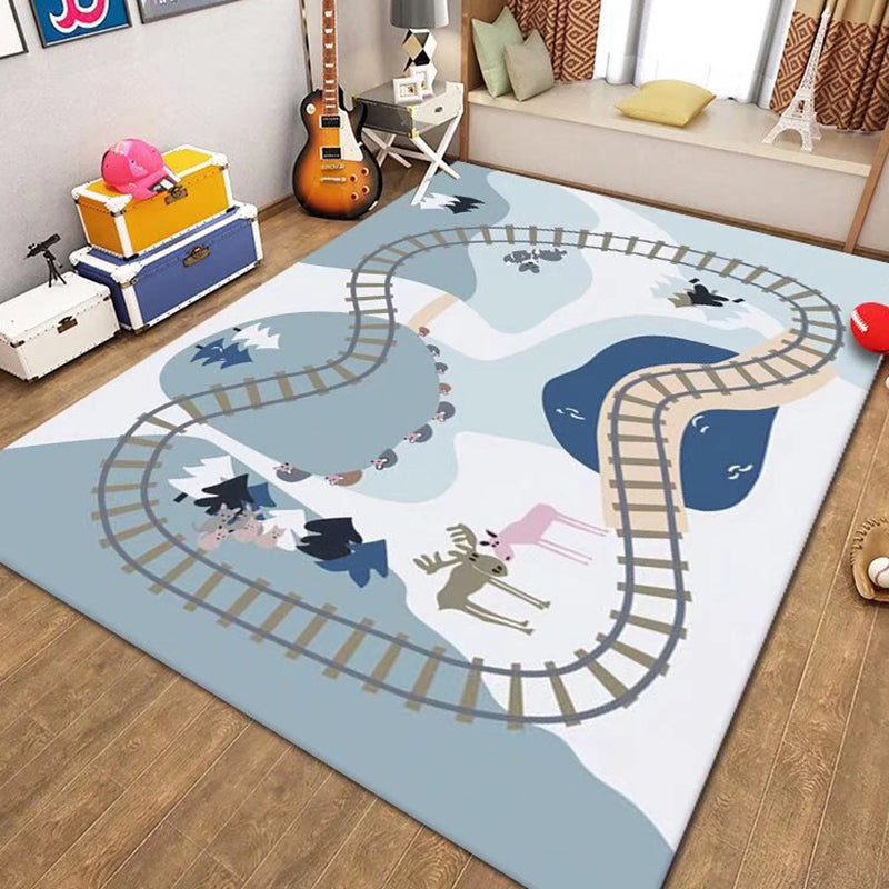 Game Theme Carpet Modern Polyester Rug Washable Indoor Rug for Home Decoration
