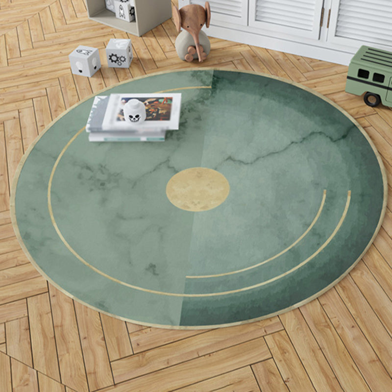 Tapis de tapis de zone moderne de couleur lumière polyester