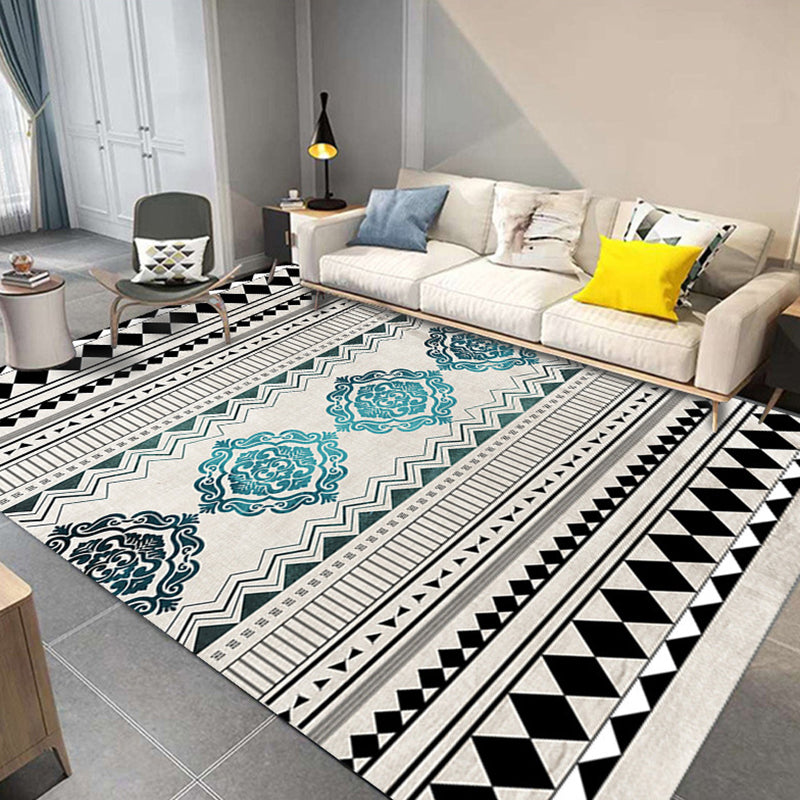 Tapis tribal traditionnel tapis de tapis tapis résistant au tapis intérieur pour la décoration de la maison