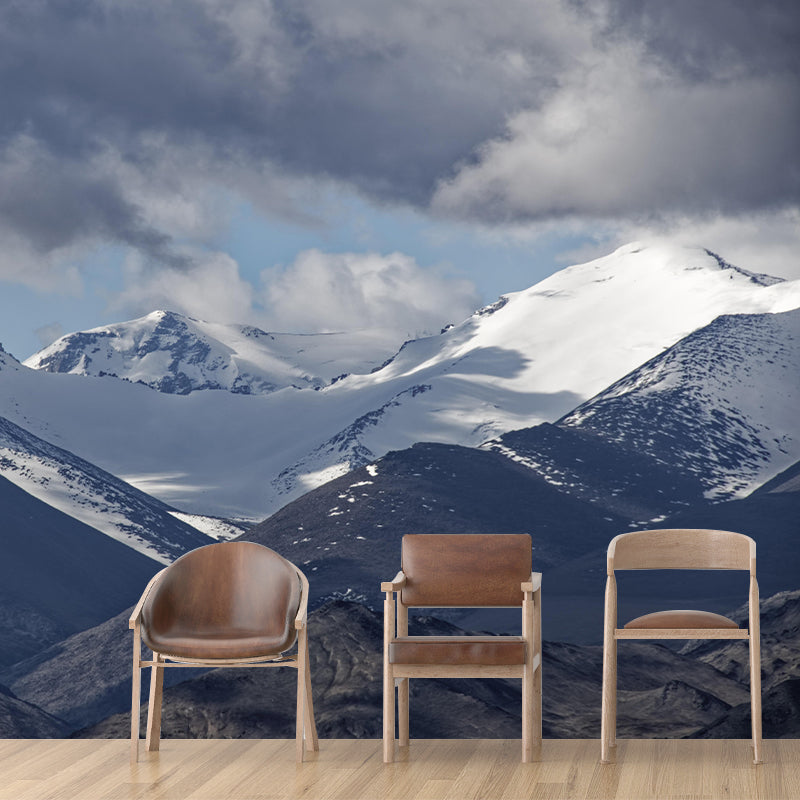 Horizontal Photography Mountain Landscapes Mural Eco-friendly Wallpaper for Wall Decor