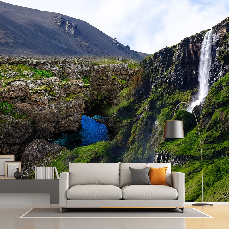 Customized Mountain Landscapes Mural Eco-friendly Wallpaper for Room