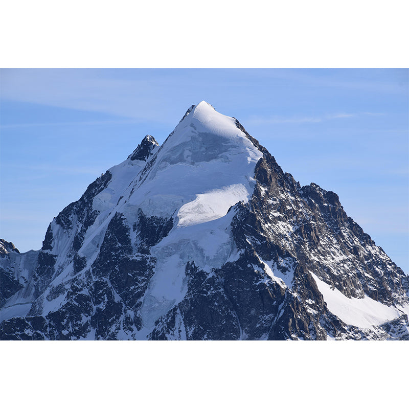 Horizontal Photography Mountain Landscapes Mural Eco-friendly Wallpaper for Home