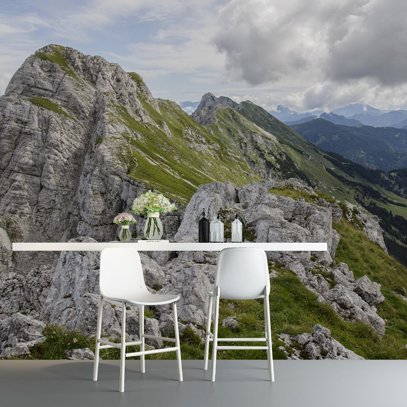 Environment Friendly Mountain Mural Eco-friendly Wallpaper for Home Decor