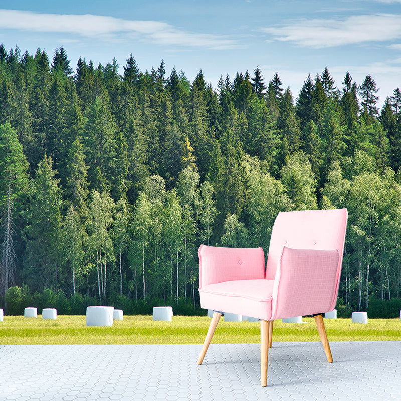 Horizontal Photography Forest Landscapes Mural Eco-friendly Wallpaper for Home Decor