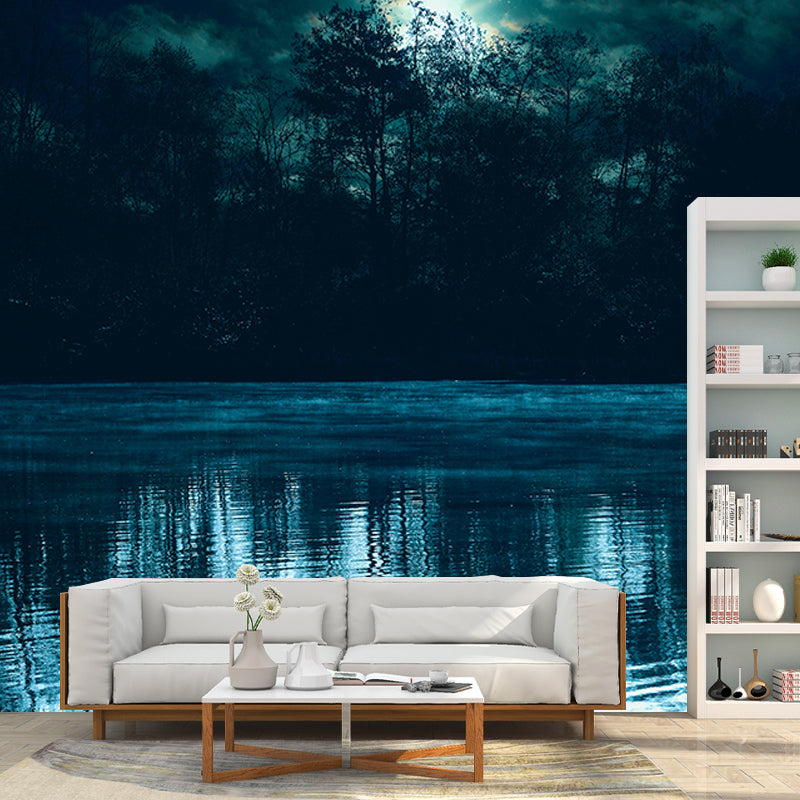 Eco-friendly Wall Mural Wallpaper Forest Sitting Room Wall Mural