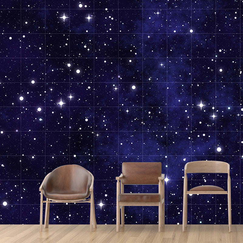 Starry Sky Resistant Mural Wallpaper Environment Friendly Sleeping Room Wall Mural