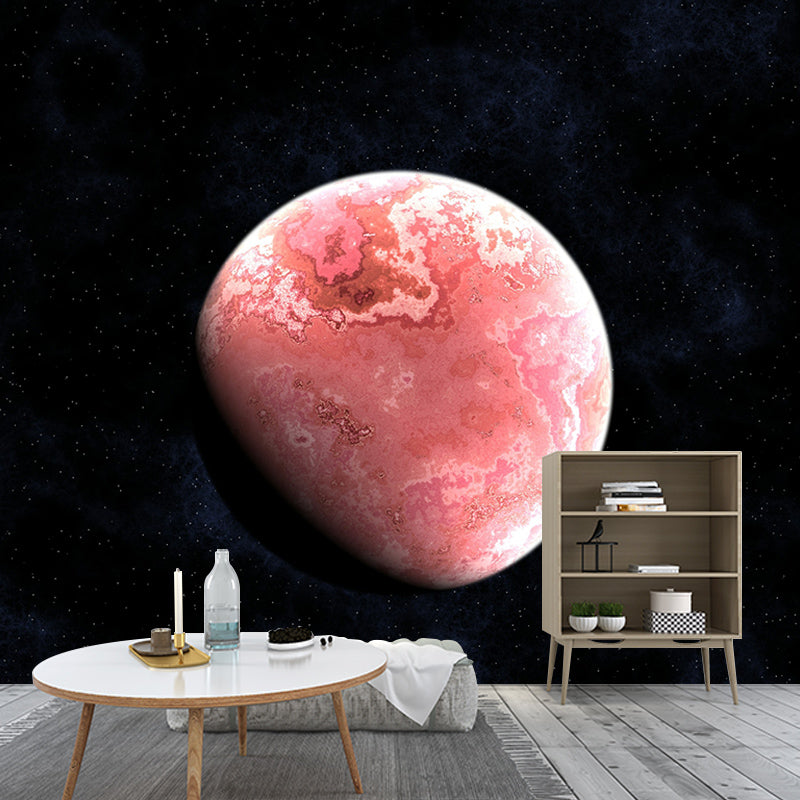 Environment Friendly Wall Mural Wallpaper Planets Sitting Room Wall Mural