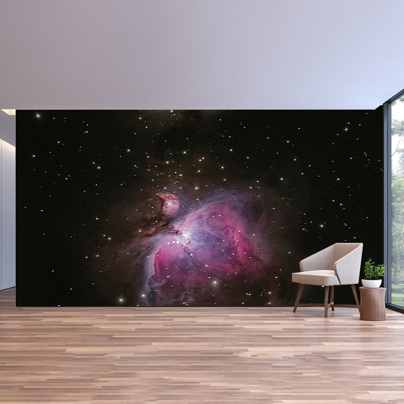 Mildew Resistant Wall Cosmic Galaxy Wallpaper Indoor Wall Mural