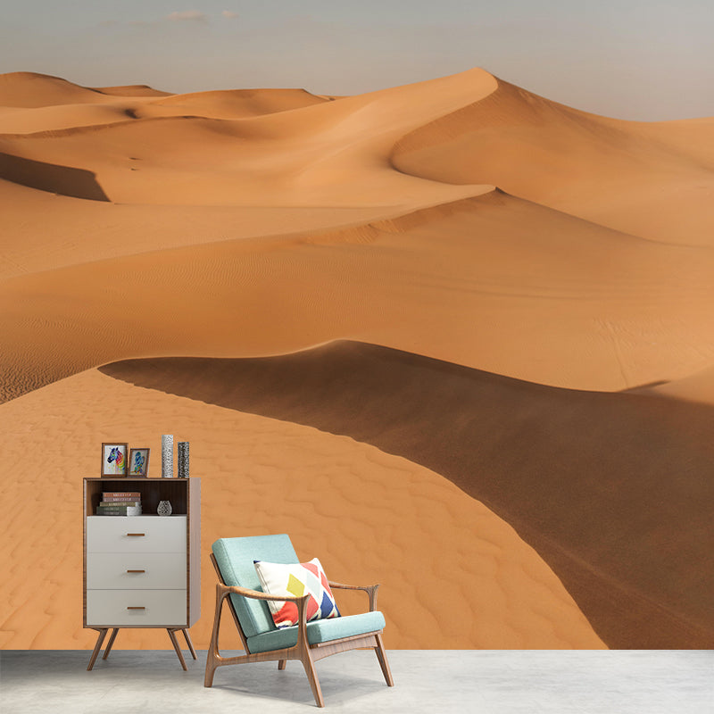 Desert Mildew Resistant Wall Endless Desert Wallpaper Sitting Room Wall Mural