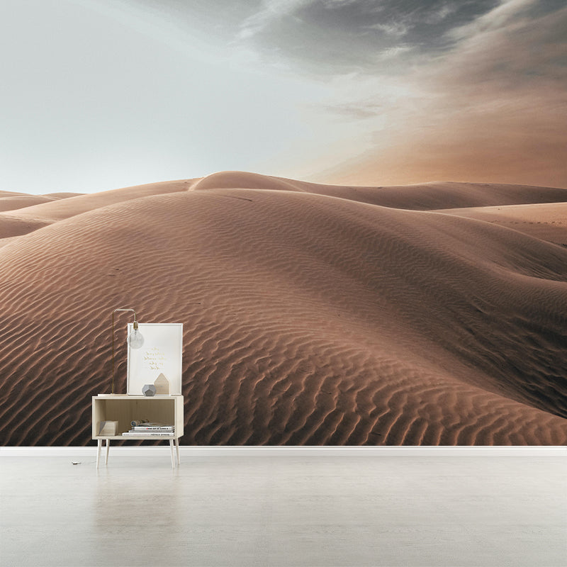 Desert Mildew Resistant Wall Endless Desert Wallpaper Sitting Room Wall Mural