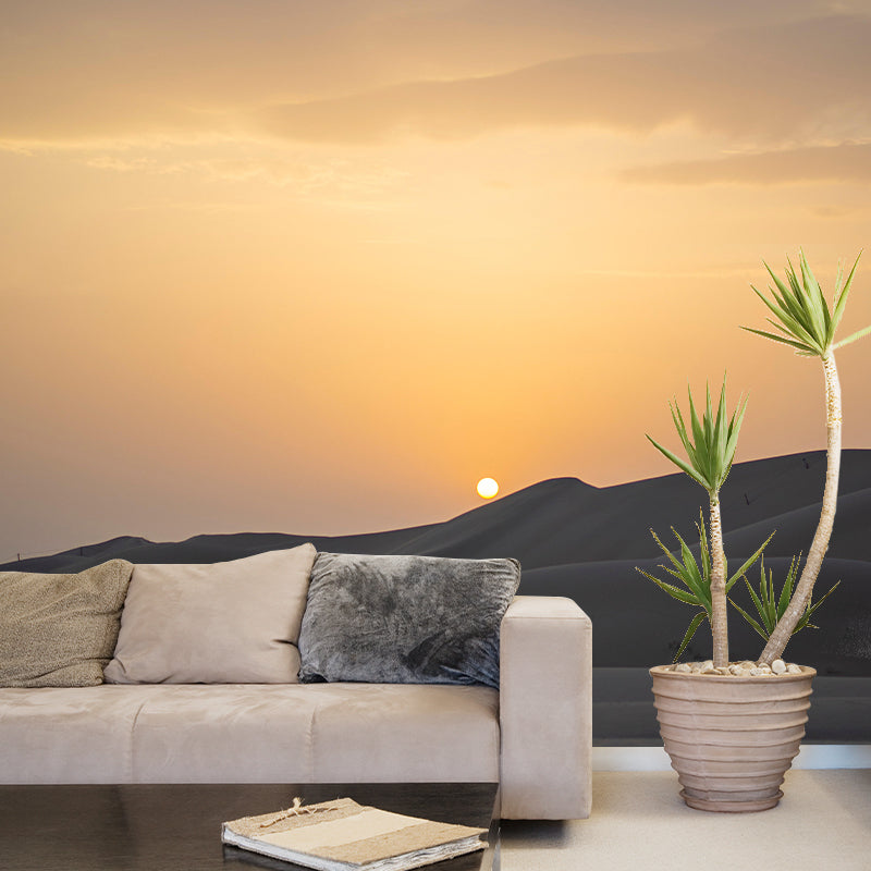 Mildew Resistant Wall Endless Desert Wallpaper Bedroom Wall Mural