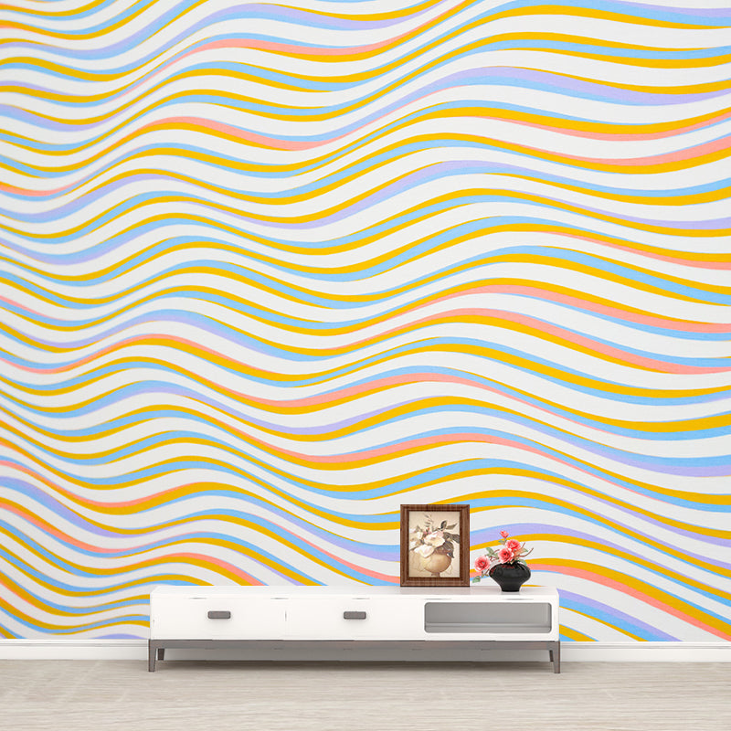 Gorgeous Wall Mural Abstract Print Mildew Resistant Wall Wallpaper Sitting Room Wall Mural