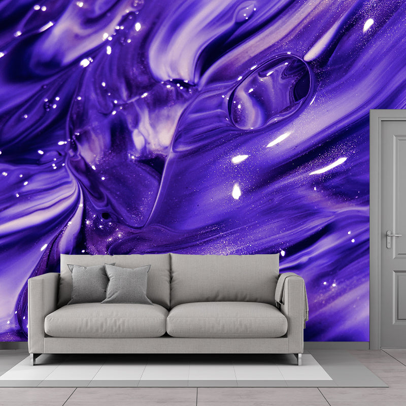 Abstract Print Mural Mildew Resistant Wall Pattern Wallpaper Study Room Wall Mural