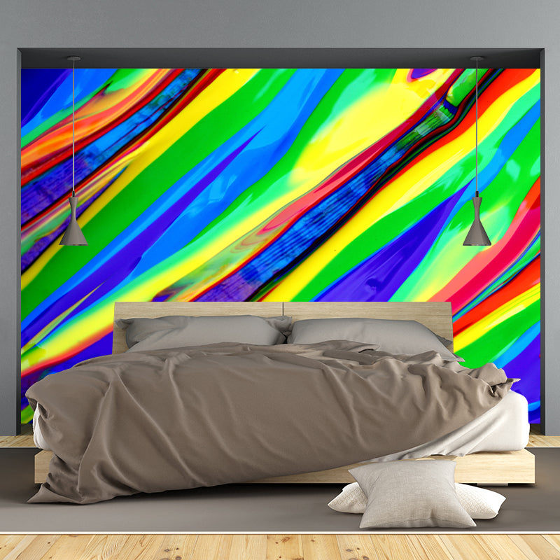 Abstract Pattern Mildew Resistant Wall Wallpaper Dining Room Wall Mural