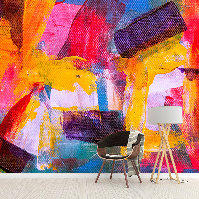 Oil Painting Wall Mural Mildew Resistant Wall Abstract Pattern Wallpaper Home Wall Mural