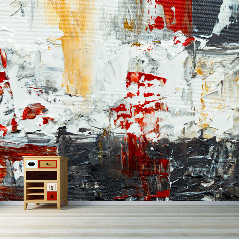 Oil Painting Wall Mural Mildew Resistant Wall Abstract Pattern Wallpaper Home Wall Mural