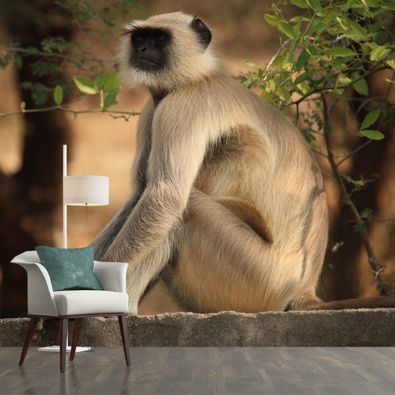 Giraffe Print Mildew Resistant Wall Mural Wild Animal Wallpaper Wall Murals for Home