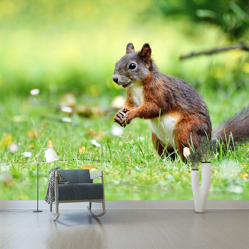 Giraffe Print Mildew Resistant Wall Mural Wild Animal Wallpaper Wall Murals for Home