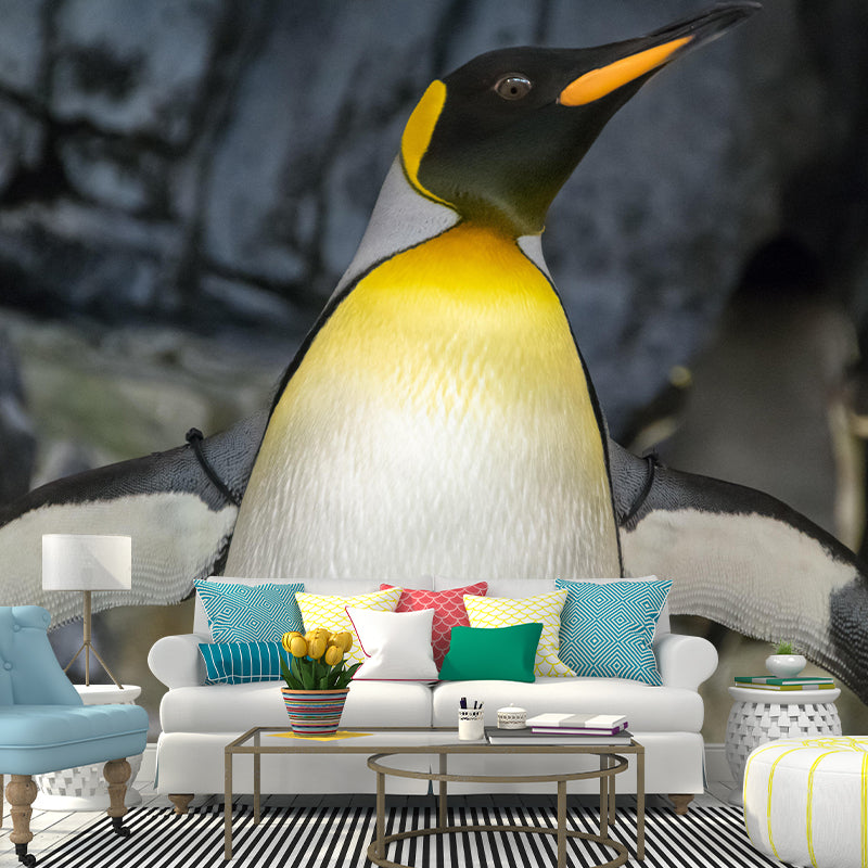 Rat Print Mildew Resistant Wall Mural Wild Animal Wallpaper Indoor Wall Mural