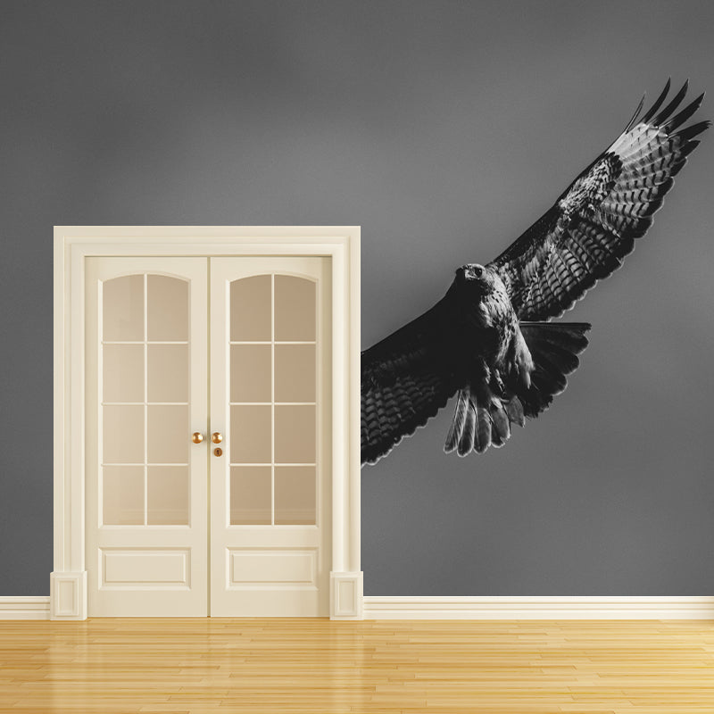 Parrot Print Mildew Resistant Wall Mural Wild Animal Wallpaper Sleeping Room Wall Mural