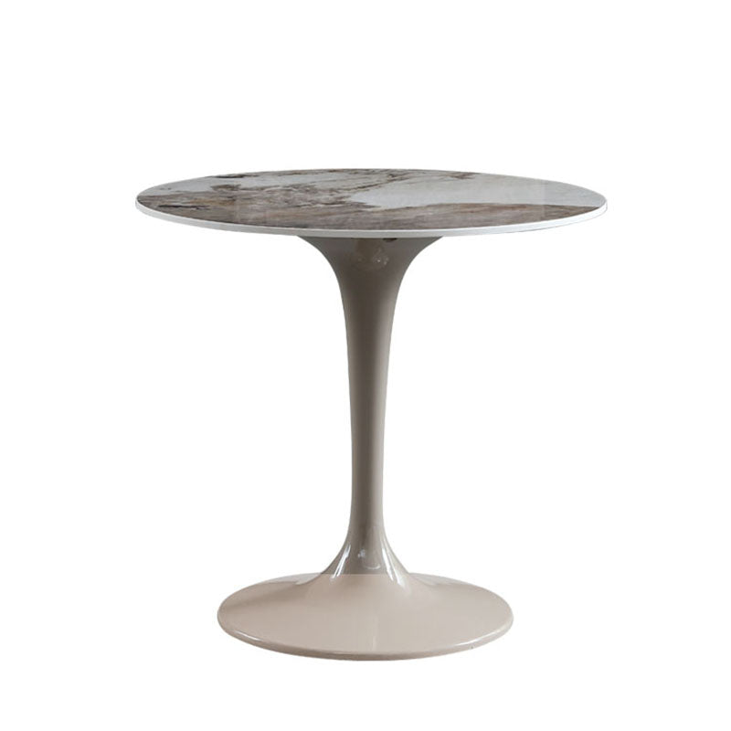 Modern 1/2/3/4 stukken Dinerset rond witte eettafel ingesteld voor thuisgebruik