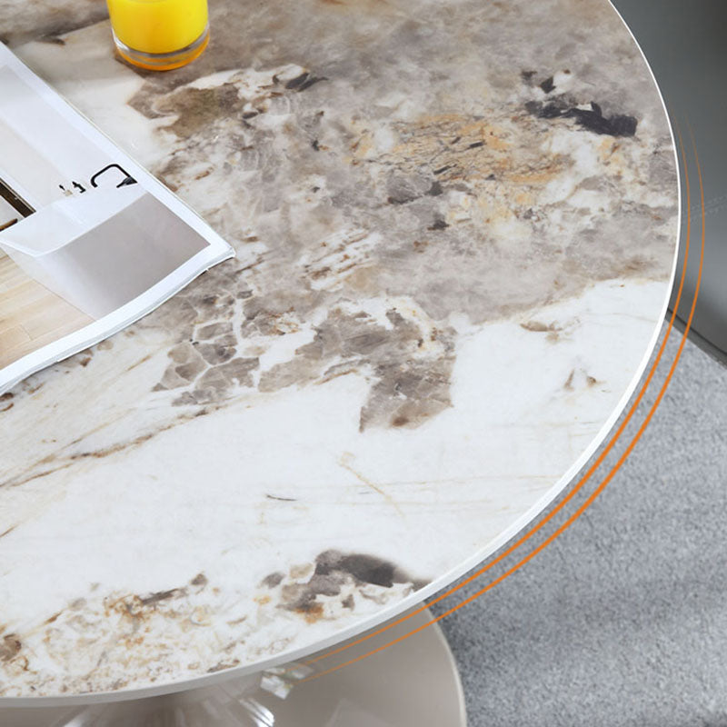 Modern 1/2/3/4 Pieces Dining Set Round White Dining Table Set for Home Use