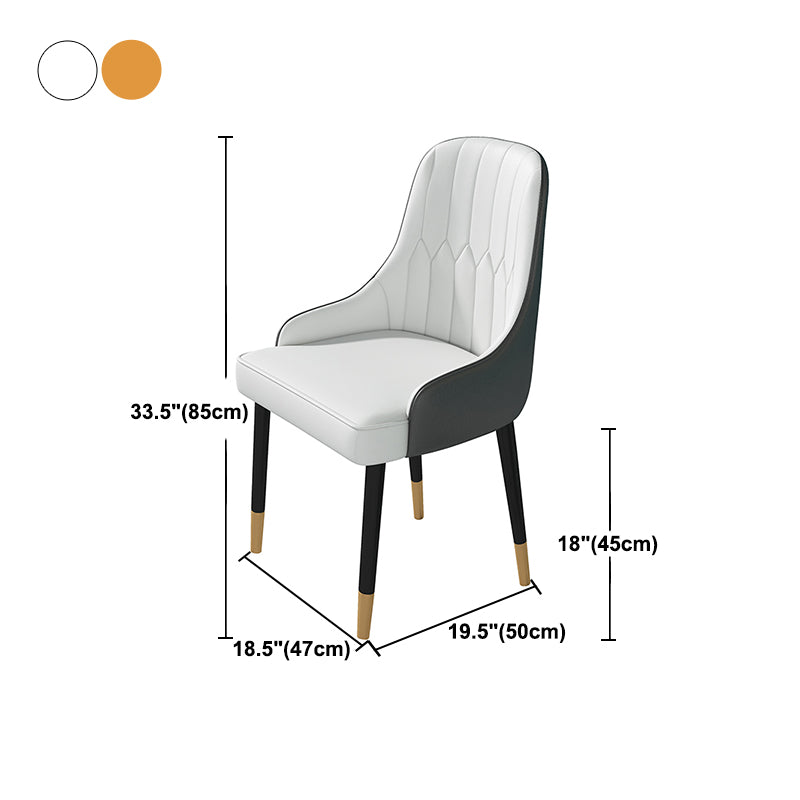 1/4/5/7 PCS Metal Glam Glam Dining Room Set avec table ronde et chaises