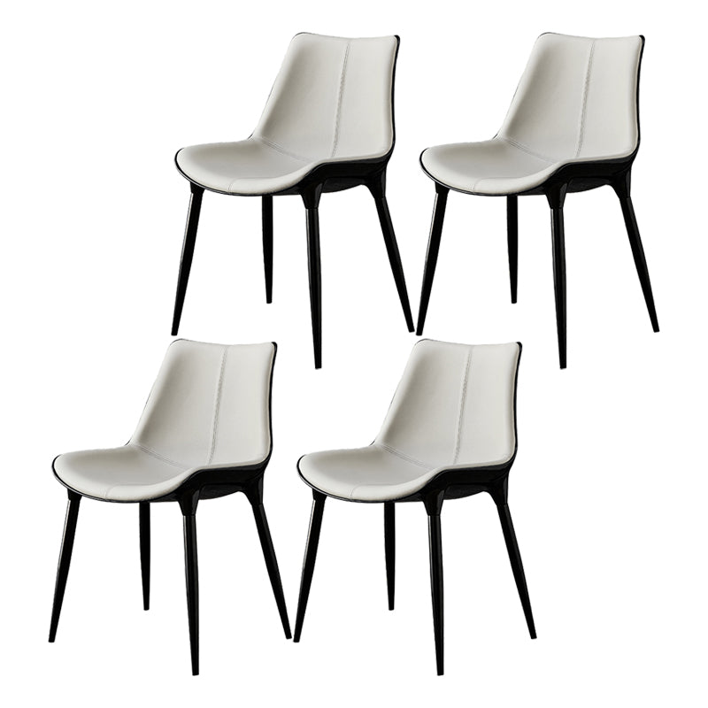 1/3/4/5/7 PCS Metal Modern Dining Room Ensemble avec table rectangle et chaises