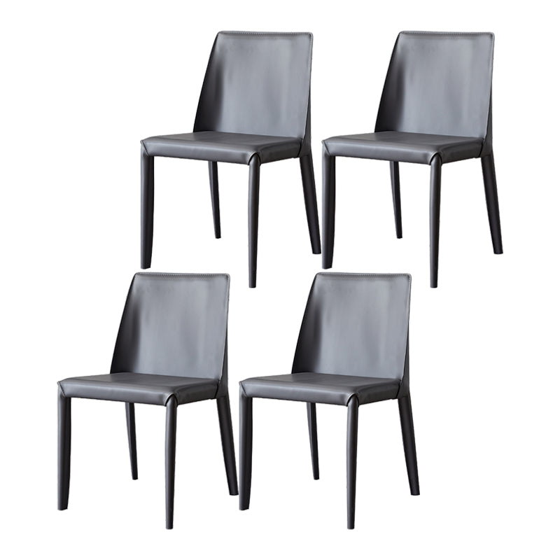 1/3/4/5/7 PCS Metal Modern Dining Room Ensemble avec table rectangle et chaises