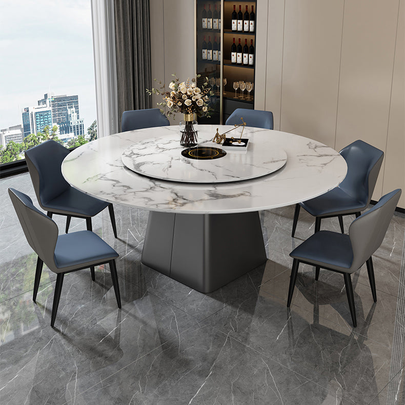 Modern 1/4/5/7/9 stukken Dinerset rechthoek marmer eettafel set