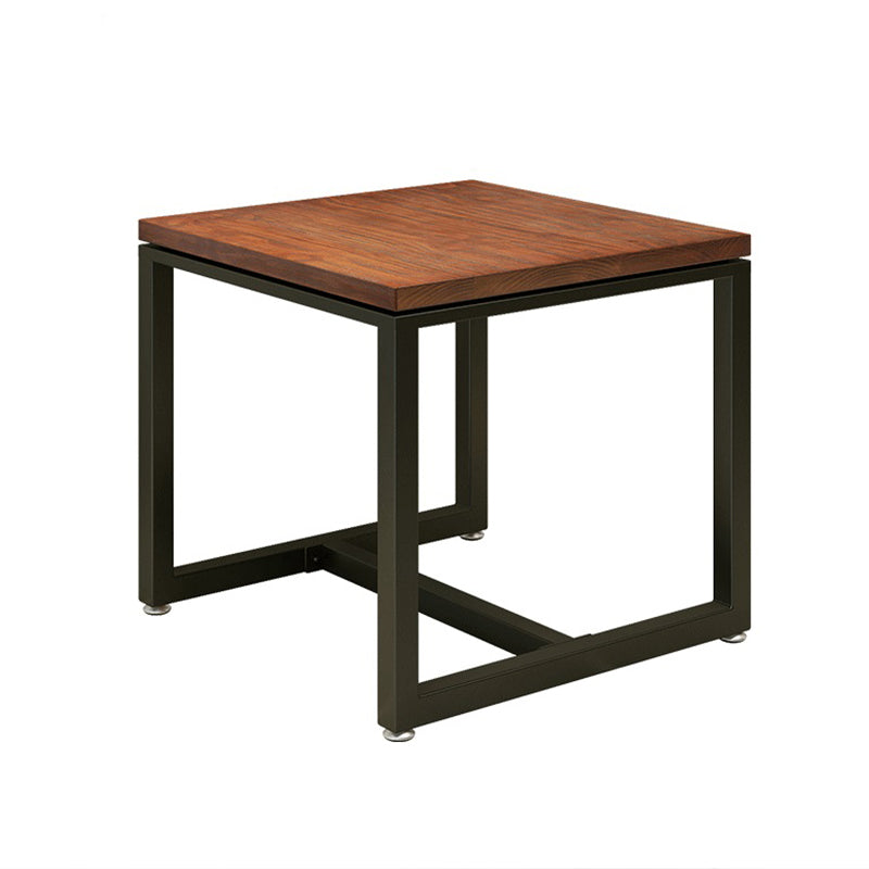 Industrial 1/2/3/5 Pièces Ensemble de restauration carré Ensemble de table à manger en bois massif