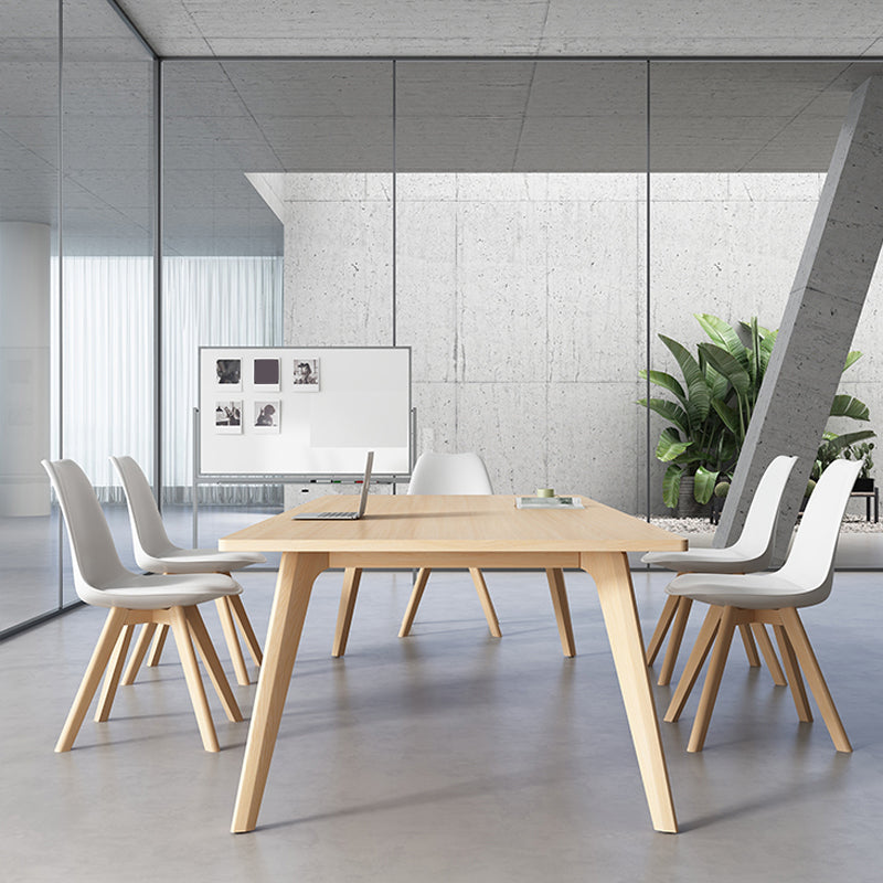 Meubles de salle à manger de style de simplicité de table de dinette de rectangle avec 4 jambes