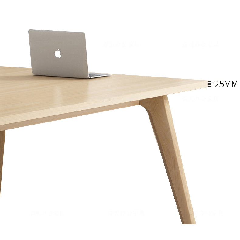 Meubles de salle à manger de style de simplicité de table de dinette de rectangle avec 4 jambes