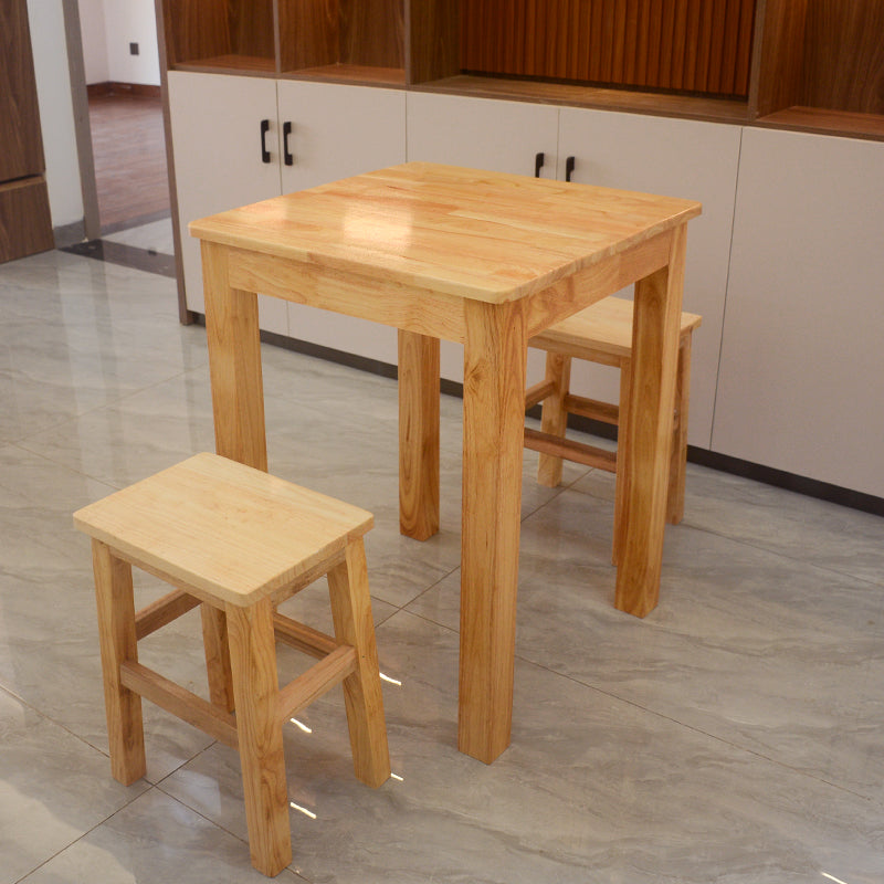 Industrial Solid Wood Dining Table Kitchen Standard Dining Table with 4 Legs